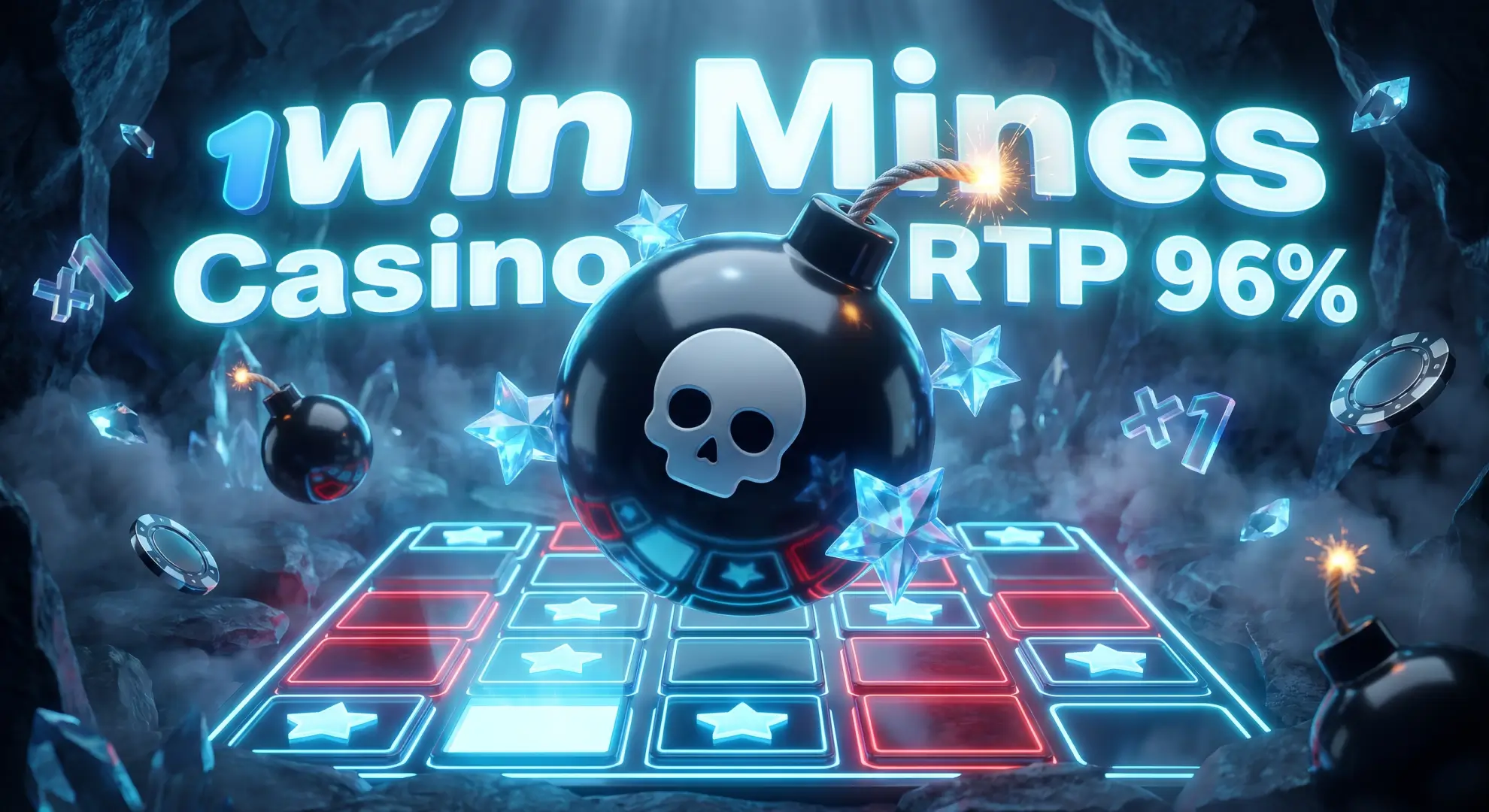 1win Mines, juego de minas con RTP del 96% en Chile